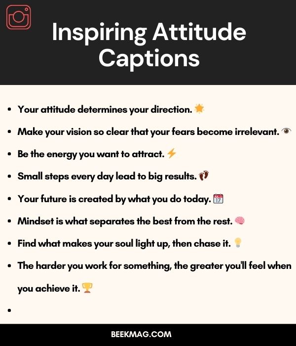 Inspiring Attitude Captions