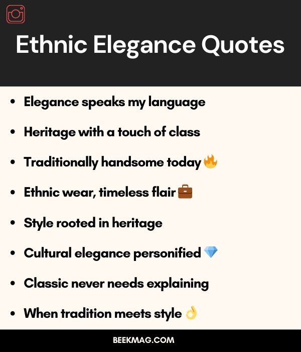 Ethnic Elegance Quotes for Traditional Look for Boys 