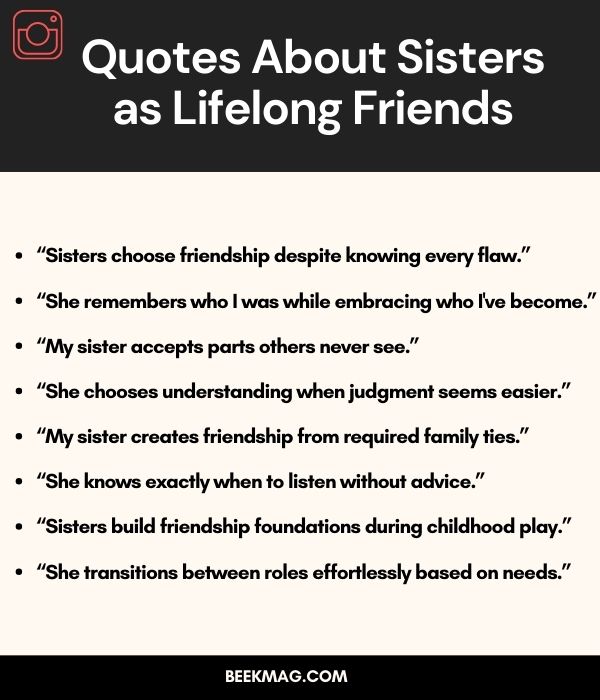 Quotes About Sisters as Lifelong Friends